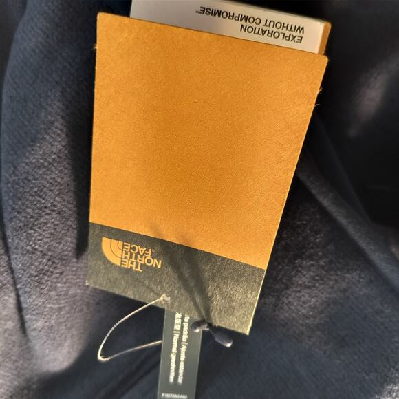 M885)The North Face Summit Navy Standard Fit Big Man Zip Up Fleece Jacket 5X - Picture 12 of 12